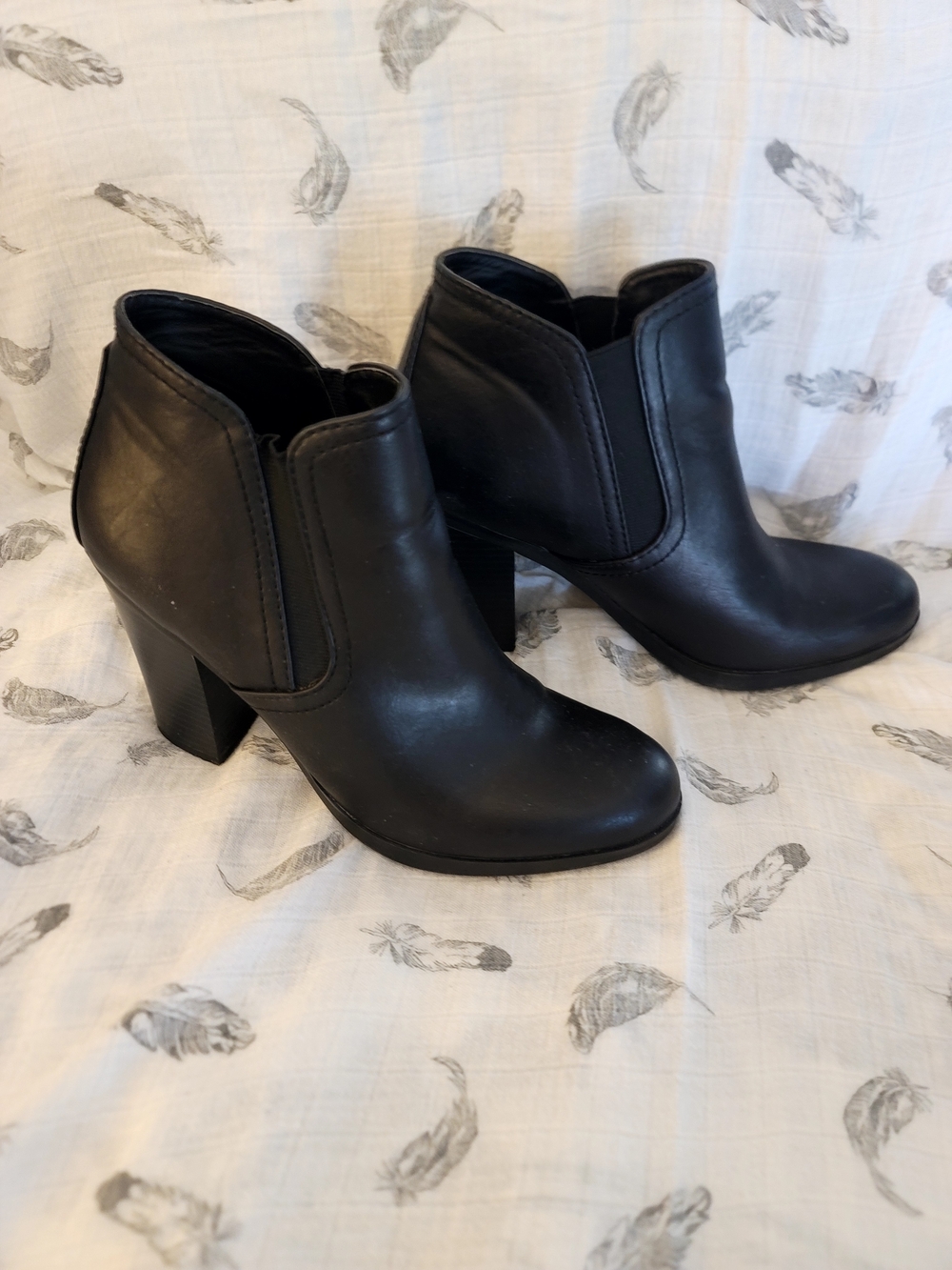 Black Women’s Ankle Booties - Classic Chelsea Heel